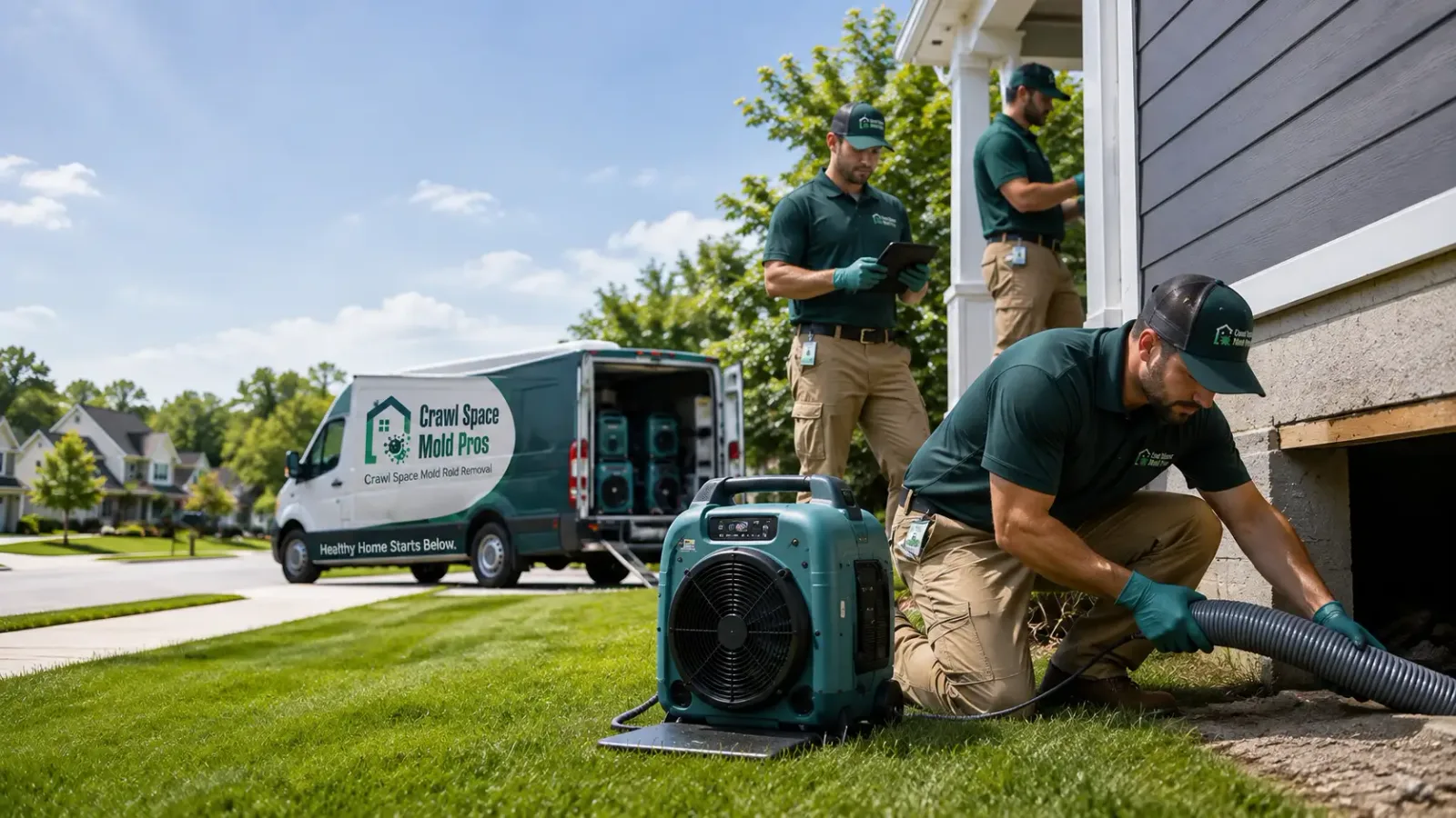 Crawl Space Mold Removal in Amherst, CO